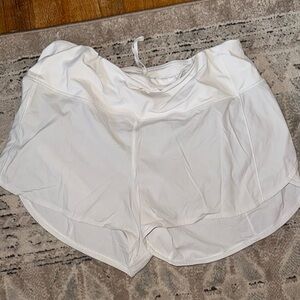 lululemon athletica White Athletic Shorts
